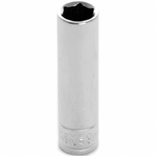 9MM x 1/4" DR DEEP CHROME SOCKET 6PT