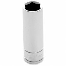 11MM x 1/4" DR DEEP CHROME SOCKET 6PT