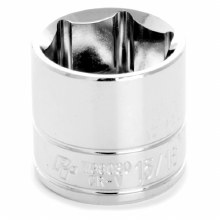 15/16"x3/8" DR SHALLOW CHROME SOCKET 6PT