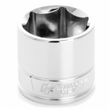 1" x 3/8" DR SHALLOW CHROME SOCKET 6PT