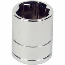 22MM x 3/8" DR SHALLOW CHROME SOCKET 6PT