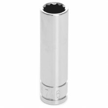 7/16"x3/8" DR DEEP CHROME SOCKET 12PT