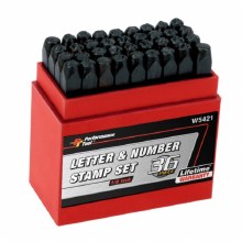 1/8" LETTER/NUMBER STAMP 36PC