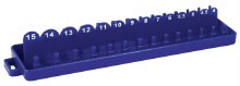 1/4 IN DR SOCKET METRIC TRAY