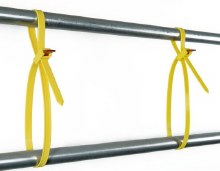 29.5" QUICK TIE, YELLOW, 5 PK