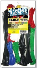 1200pc WIRE TIE ASS'T 4,6,8,11