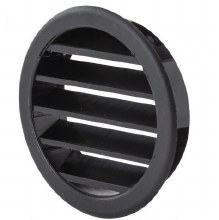 "GROMMET RND VENT BLK 3"""