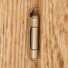 "HNG PART WRAP 1/4"" OVL BRASS