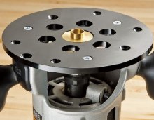GUIDE BUSHING ROUTER PLATE