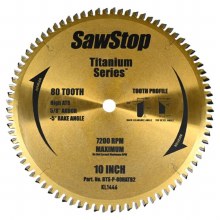 10" 80T TITANIUM SERIES BLADE