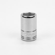 Socket Chrm 3/8Dr St 6PT 12MM
