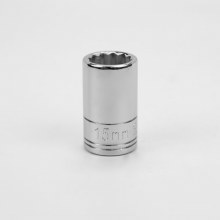 Socket Chrm 1/2Dr St 12PT 15MM