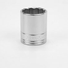 Socket Chrm 1/2Dr St 12PT 28MM