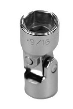 Socket Chrm 3/8Dr Flx 6PT 9/16