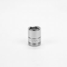 Socket Chrm 1/4Dr St 6PT 12MM