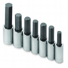 Set SOCKET 1/2 Dr Hex Bit Fract.