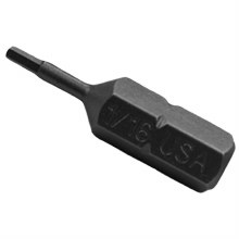Bit Hex 1/16 x 1/4 Shank