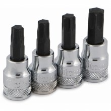 4PC TORX BIT SOCKET SET 3/8"