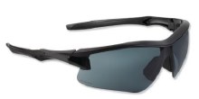 BLACK FRAME GRAY LENS GLASSES