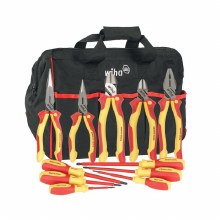 11PC INS DRIVERS/PLIERS IN BAG