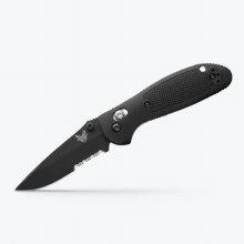 MINI GRIPTILIAN, BLACK SERRATED BLADE