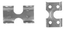 1/2" ROPE CLAMP ZINC, 2PC/BAG