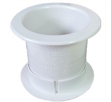 DUALLY GROMMET WHITE 2-1/2"