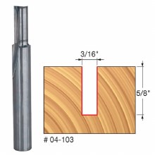 3/16" x 5/8" TWO FLUTE BIT