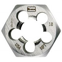 1/8" - 27 NPT, H.C.S. Hex 1" A