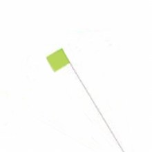 GLO LIME FLAGS, 100PC