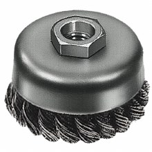 6" KNOT CUP BRUSH, .023 W