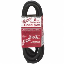 8' QUICK-LOCK CORD, 3 PRONG