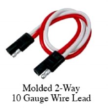 10 GAUGE 2-WAY WIRE LEAD
