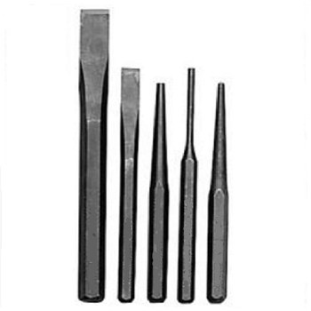 5pc PUNCH + CHISEL SET
