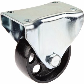 3" FIXED CAST IRON CASTER