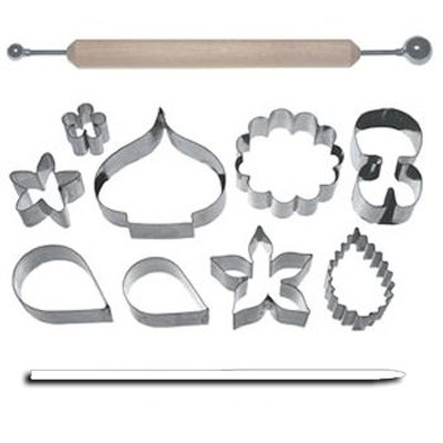 11 Piece Gum Paste Flower Cutters