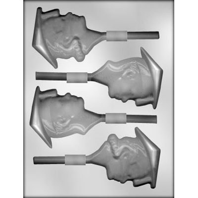3.5" Graduation Chocolate Lollipop Mold
