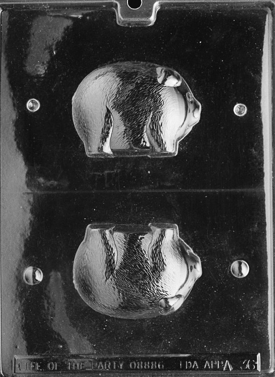 3D Pig Chocolate Candy Mold