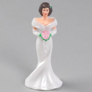 Bridesmaid Cake Topper - White - 2 in a pack