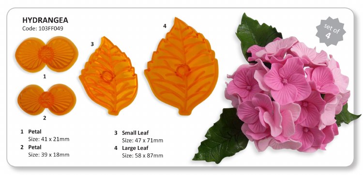 JEM Hydrangea Cutter Set of 4