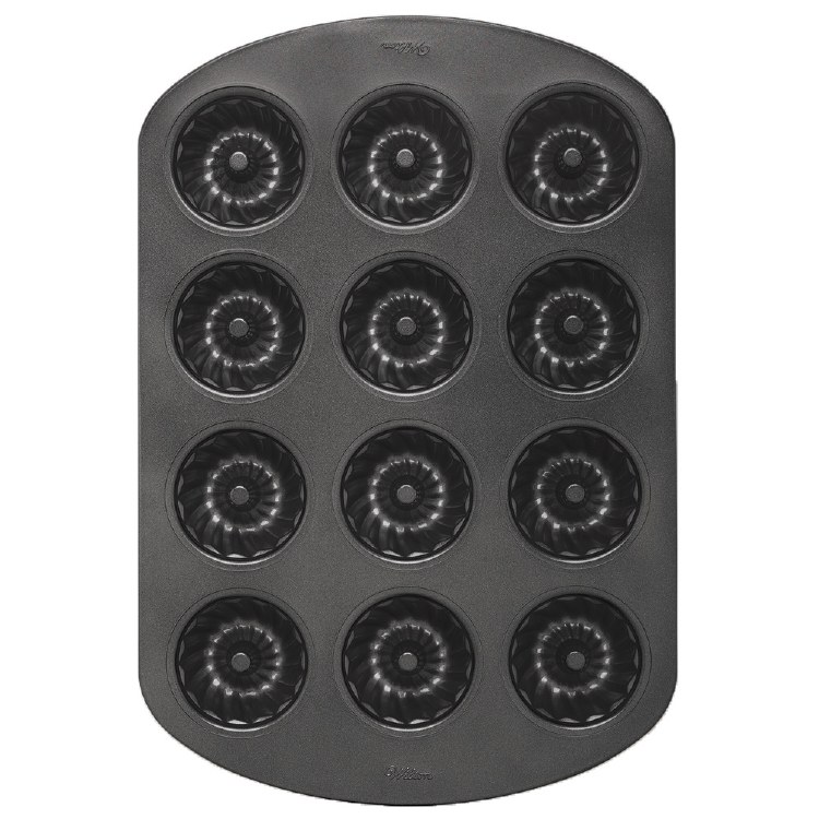 Mini Fluted 12 Cavity Cake Pan