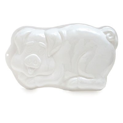 Plastic Cake Pan - Pig