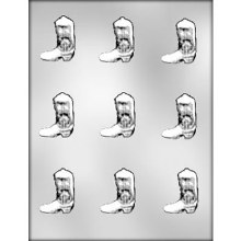 1-5/8" Cowboy Boot Chocolate Candy Mold (9)