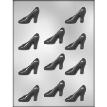 2.25" High Heel Shoe Chocolate Candy Mold 11 Count