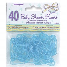 Baby Pins Blue 40 CT
