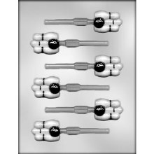 Bowling Ball & Pins Chocolate Candy Sucker Mold