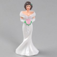 Bridesmaid Cake Topper - White - 2 in a pack