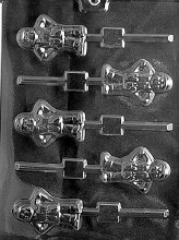 Builder Man Lollipop Chocolate Candy Mold