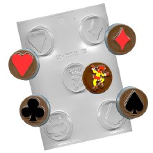 Cookie Mold Playing Card Suits Poker Chocolate Candy Mold