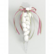 Favor Box Kit Clear Cone - Wedding Favors 10 CT